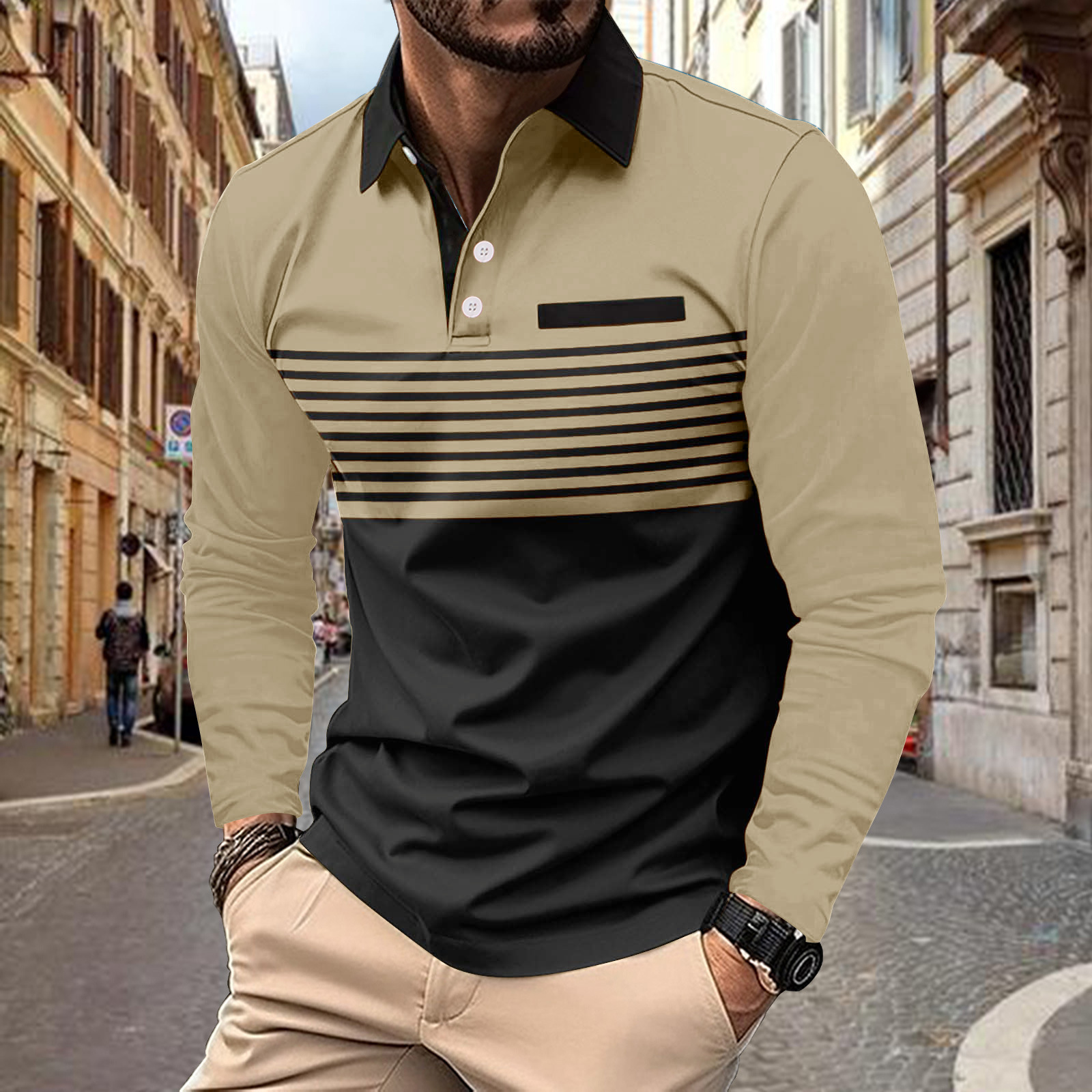 Polo Shirt Pocket Men's Sports Polo Shirt - Image 7