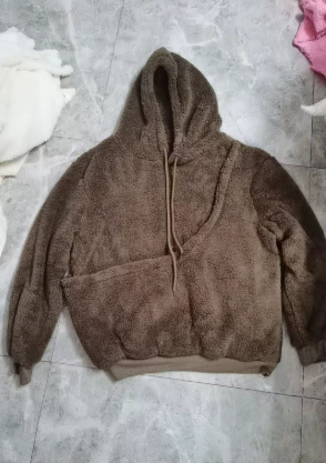Casual Hoodies Kangaroo Dog Pet Holder Carrier Big Pouch Pocket Pullovers Sweatshirt Animal Pouch Hood Sweatshirts - Image 4
