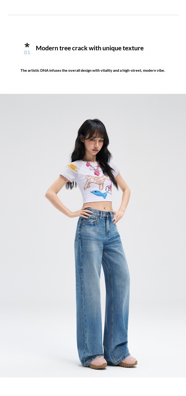 Light-luxury Fashionable Versatile Slim-fit Jeans - Image 4