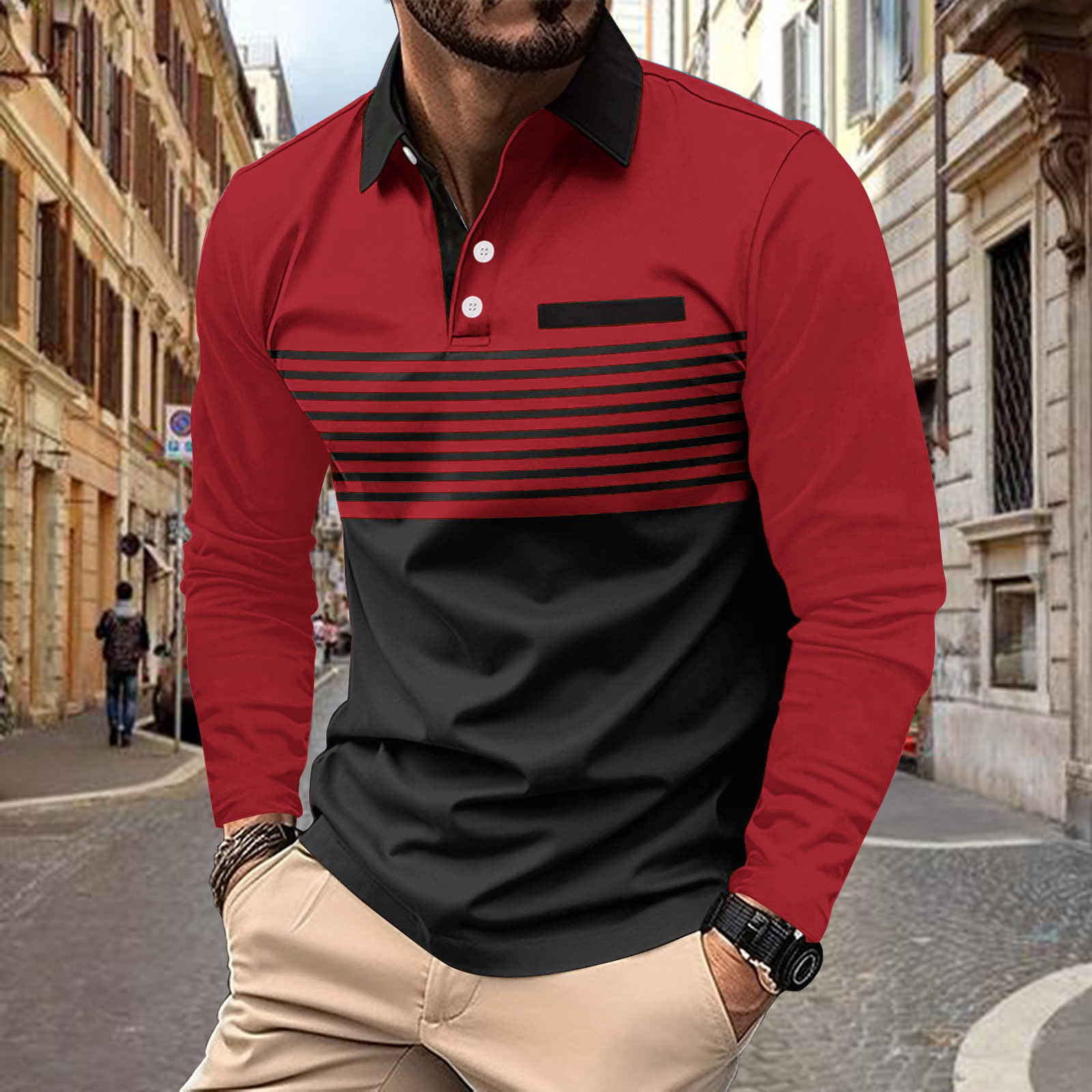Polo Shirt Pocket Men's Sports Polo Shirt - Image 10