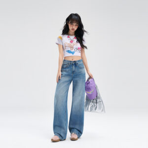 Light-luxury Fashionable Versatile Slim-fit Jeans