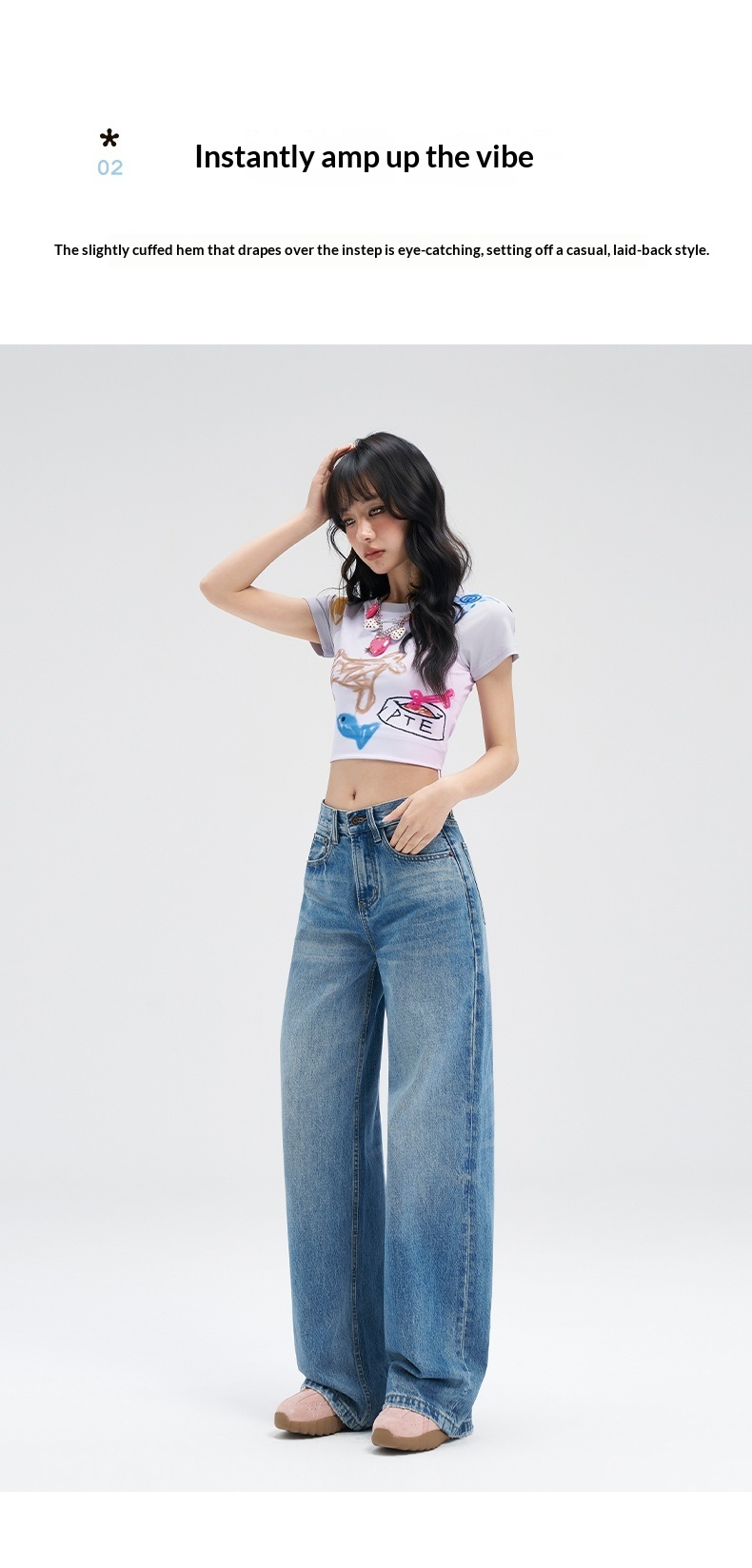 Light-luxury Fashionable Versatile Slim-fit Jeans - Image 2