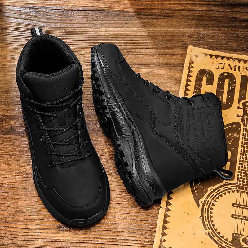 Men's High-top Insulated Hiking Boots For Outdoor Use - Image 5