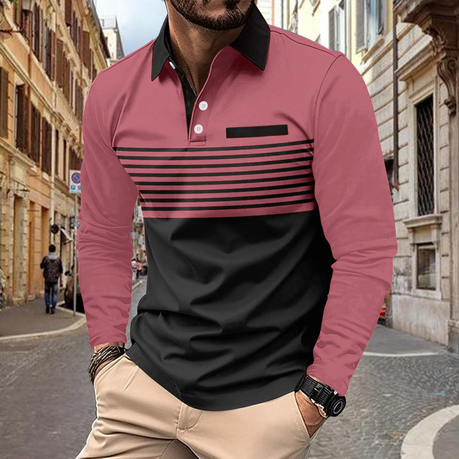 Polo Shirt Pocket Men's Sports Polo Shirt - Image 6